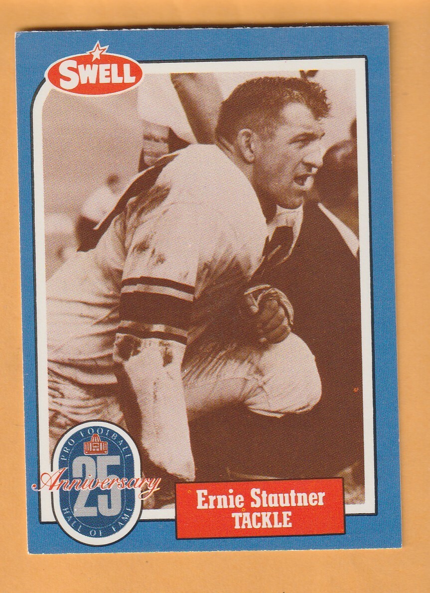 Ernie Stautner Pittsburgh Steelers 1988 Swell Greats #109 Boston College 10S