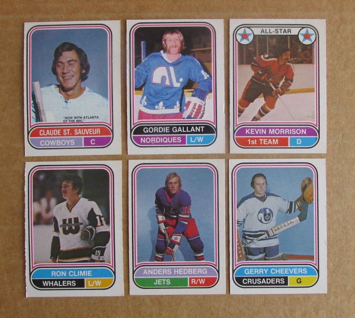 1975-76 OPC WHA HOCKEY CARD SINGLES COMPLETE YOUR SET PICK CHOOSE UPDATED 8/16