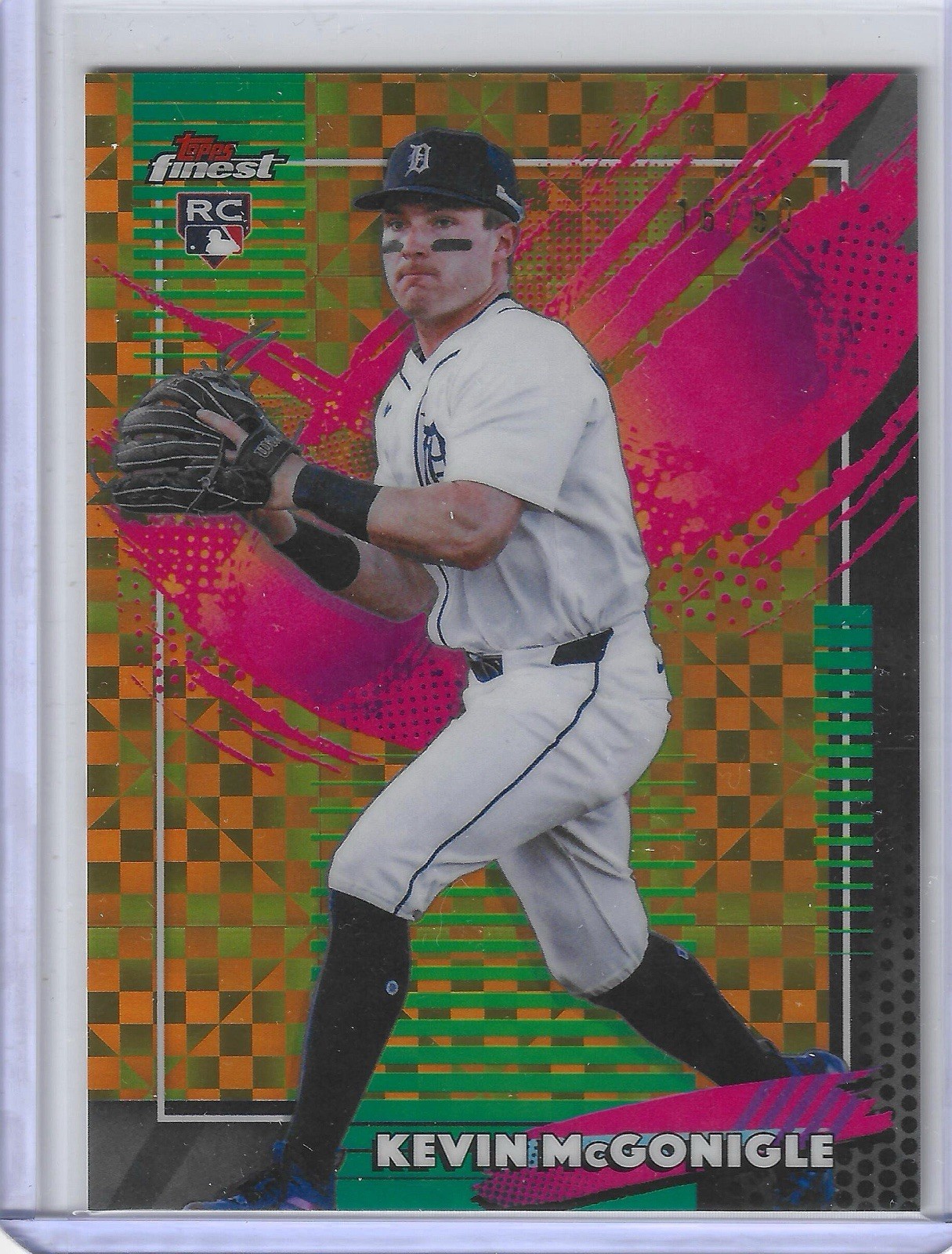 Kevin McGonigle 2026 Topps Finest SP RC Gold X-Fractor /50 Rare #275 Tigers