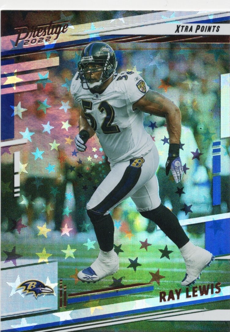 Ray Lewis 2022 Panini Prestige Xtra Points Astral #28 RAVENS