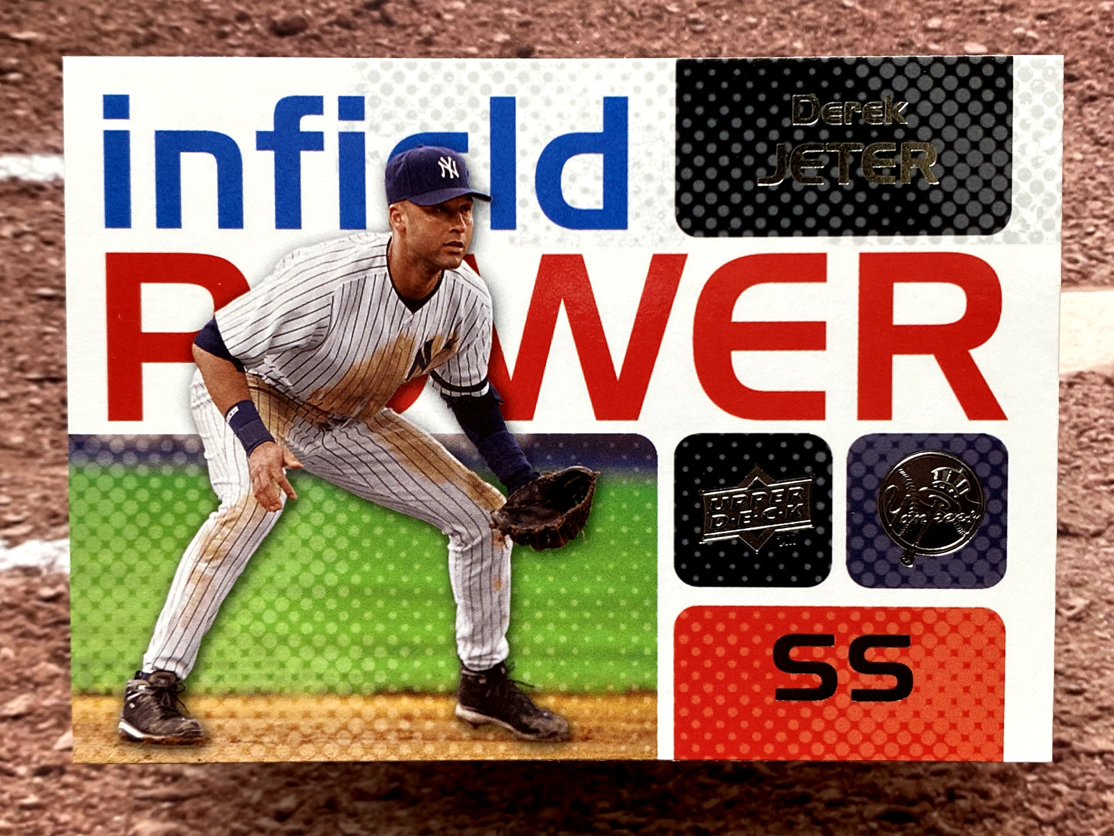 Derek Jeter 2008 Upper Deck Infield Power #IP-DJ New York Yankees