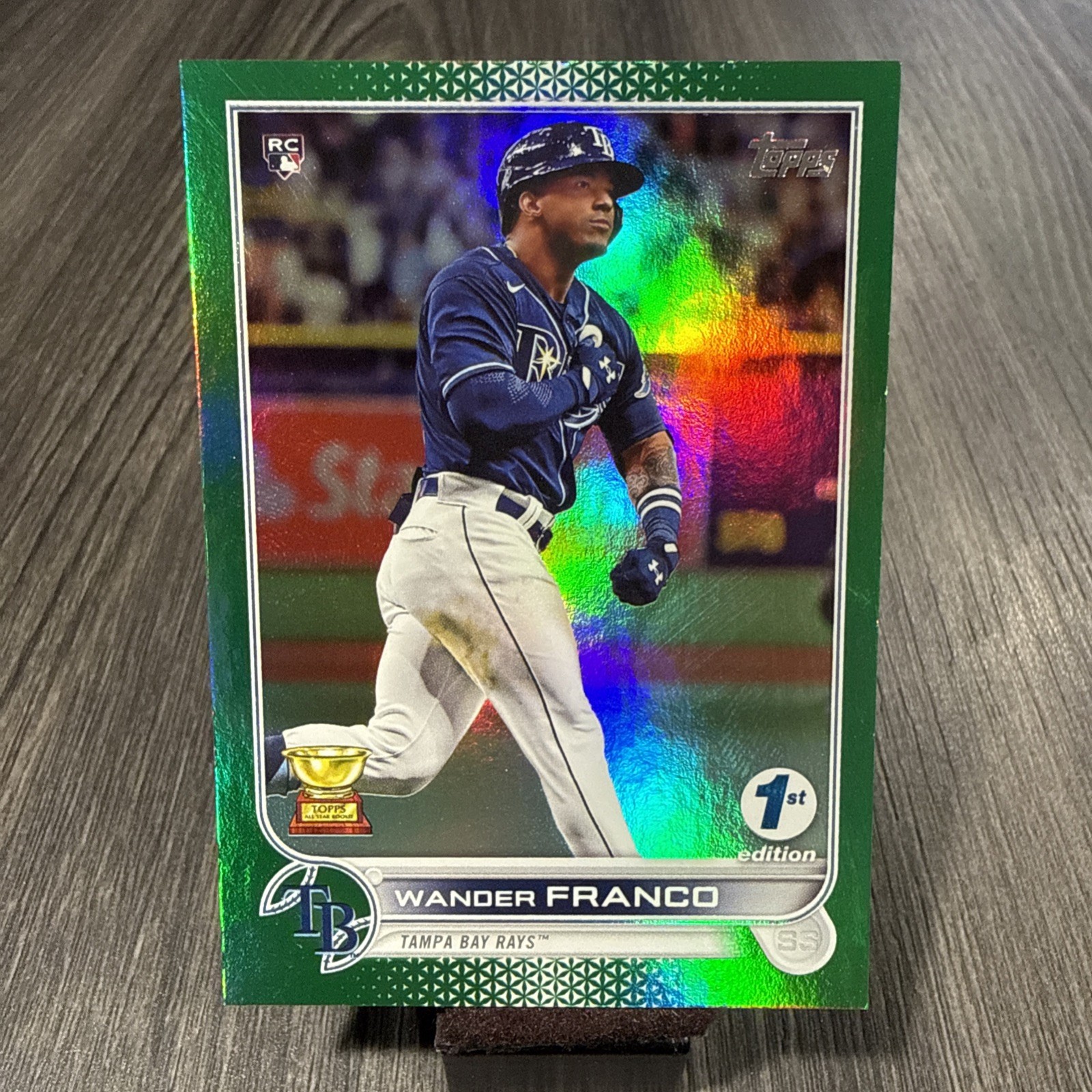 2022 Topps Series 1 1st Edition – Wander Franco #215 Green /150 (RC)