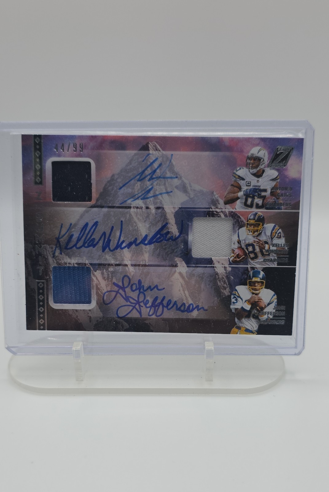2024 Zenith – Z Summit Autographs A.Gates, K.Winslow, J.Jefferson #ZSA-SD /99