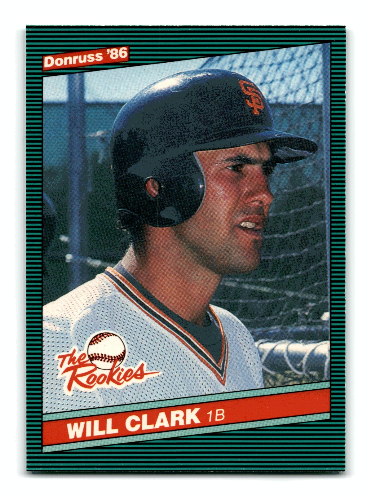 Will Clark 1986 Donruss The Rookies #32 San Francisco Giants Mint