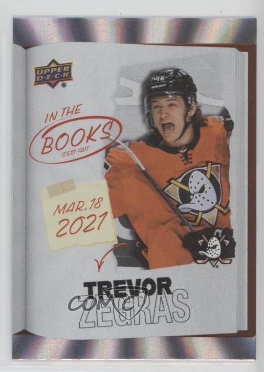 2024-25 Tim Hortons Retrospective Rookies In the Books Trevor Zegras #ITB-5 11fi