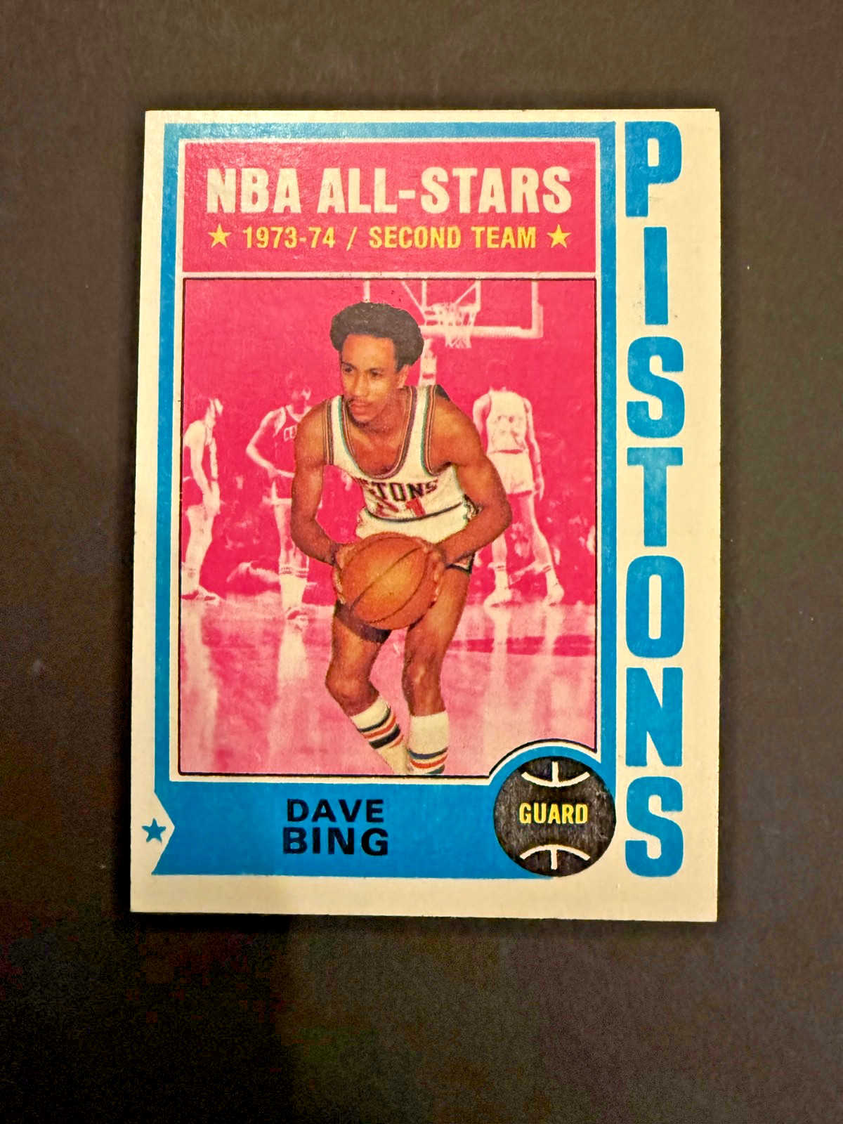 1974-75 TOPPS #40 DAVE BING AS PISTONS