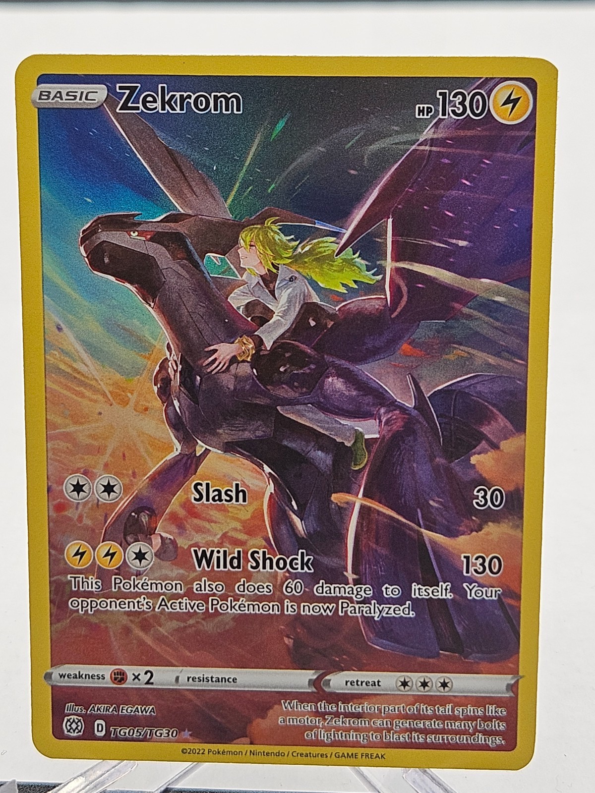 Pokémon TCG Zekrom Trainer Gallery Holo Rare TG05/TG30 Brilliant Stars