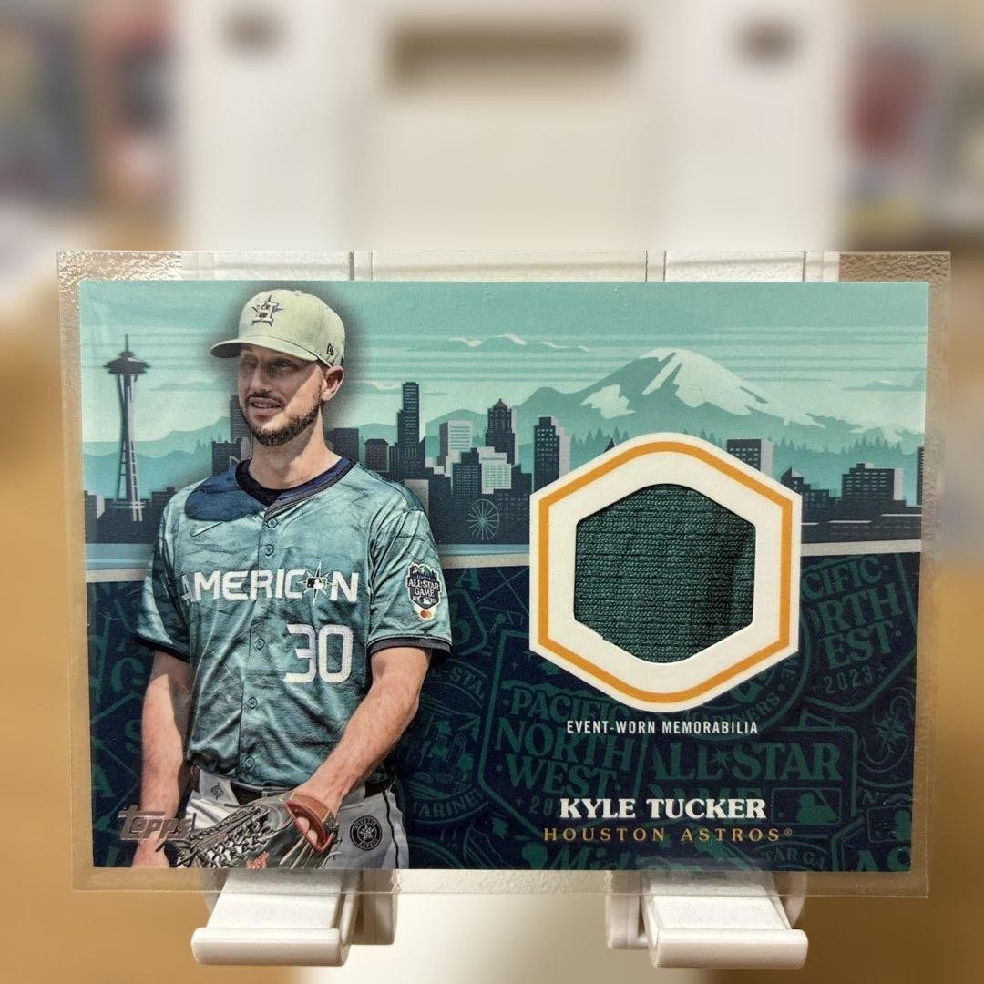 Kyle Tucker 2023 Topps Baseball Update Series All-Star Stitches Relic Card