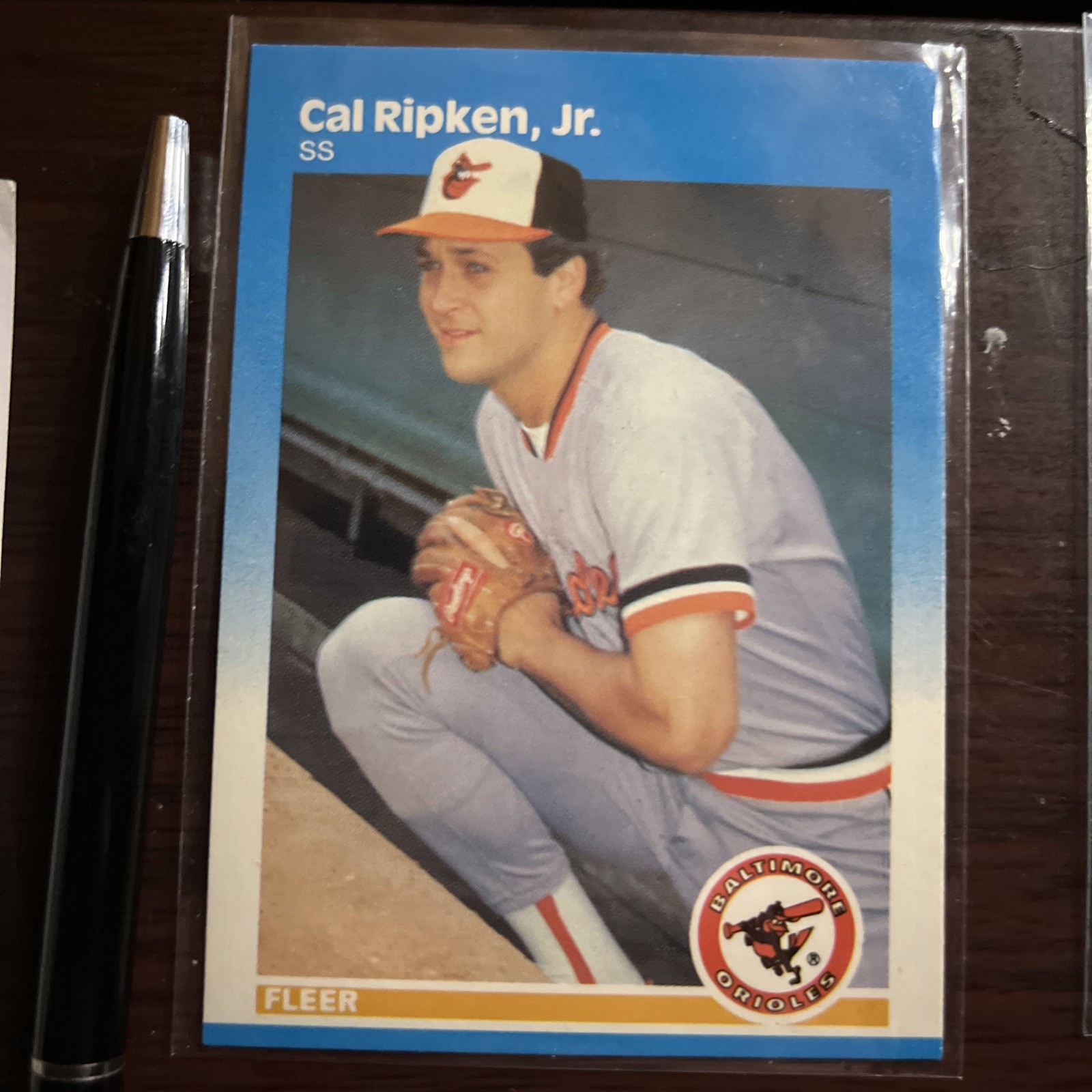 1987 FLEER GLOSSY #478 CAL RIPKEN JR BALTIMORE ORIOLES HOF