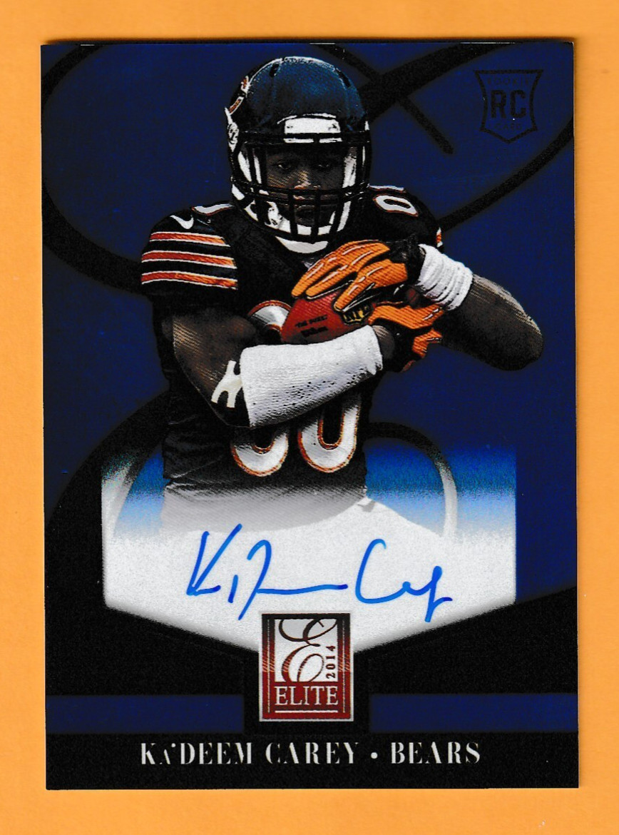 KaDeem Carey Chicago Bears AUTO 2014 Elite Oro Valley Arizona Wildcats
