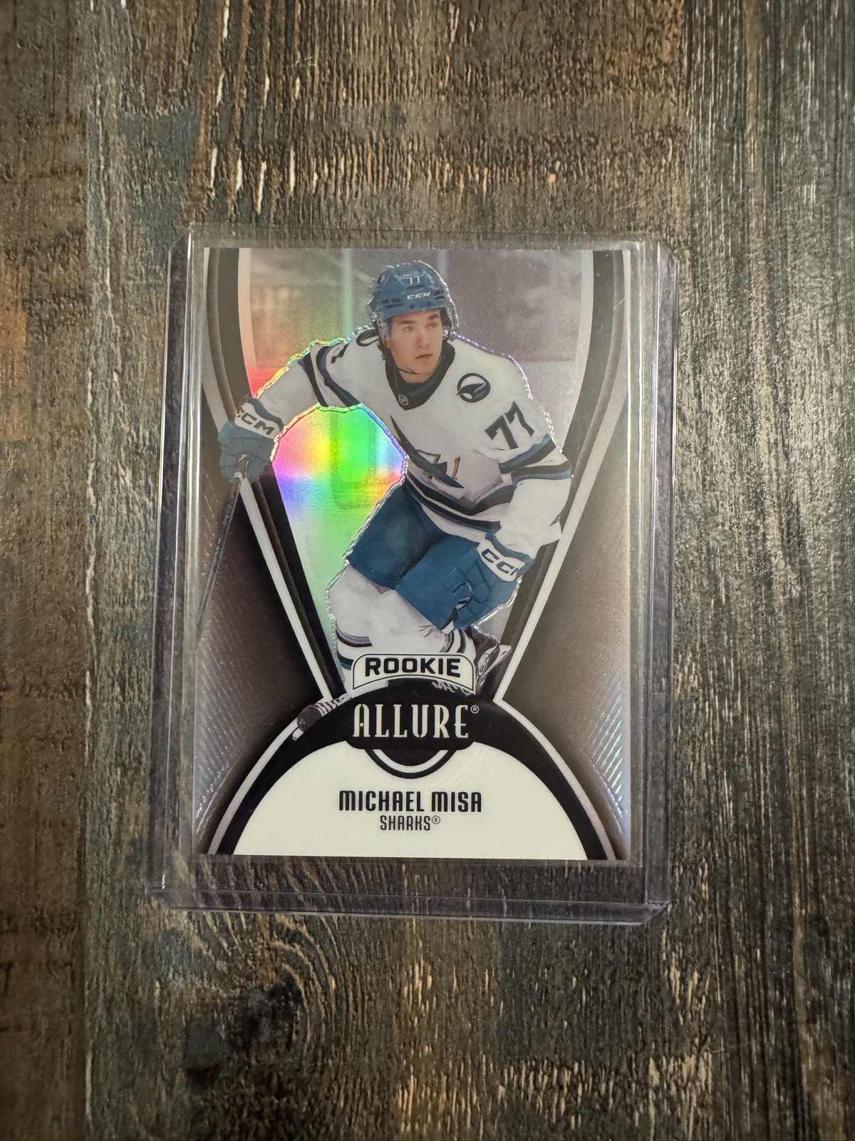 2025-26 Upper Deck Allure – Michael Misa #AR-MM Black Rainbow