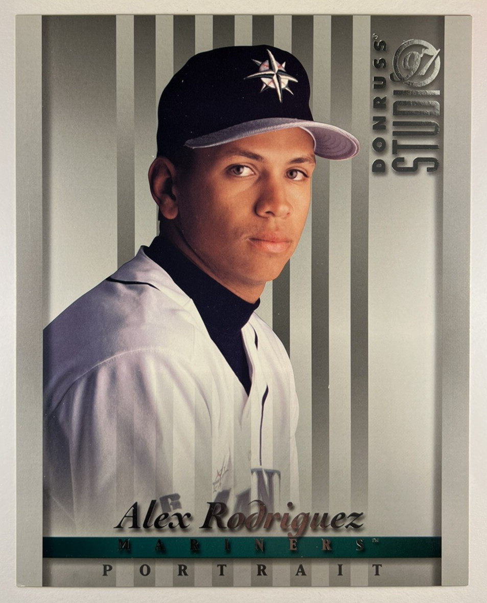 Alex Rodriguez 1997 Studio – Oversized Portraits 8×10 #3 Seattle Mariners