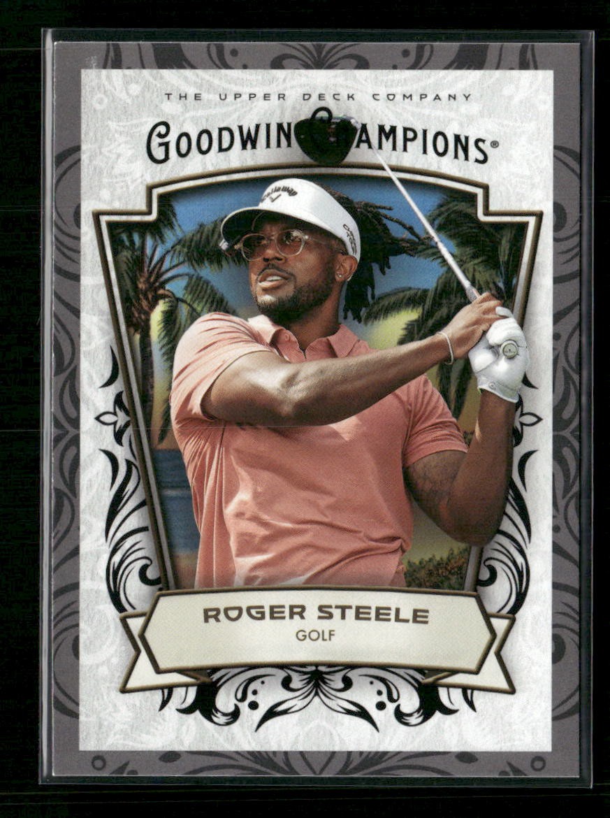 2026 UD Goodwin Champions Roger Steele RC Glossy Black #64