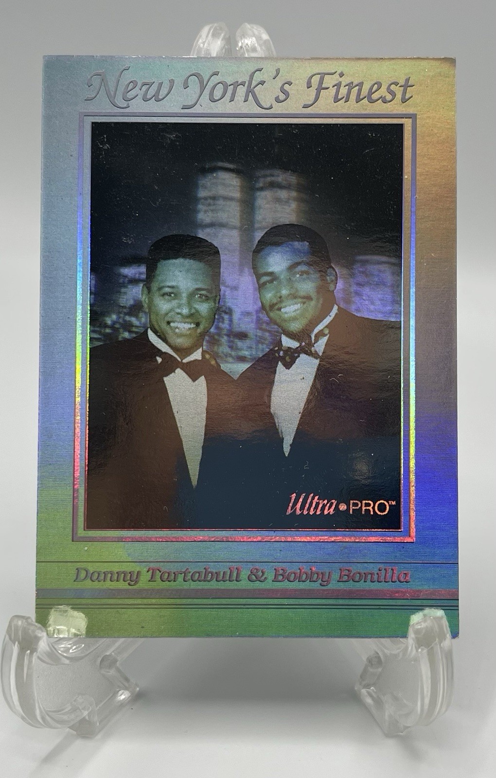 Danny Tartabull/Bobby Bonilla 1992 Ultra Pro P18 New York’s Finest/ Holographic