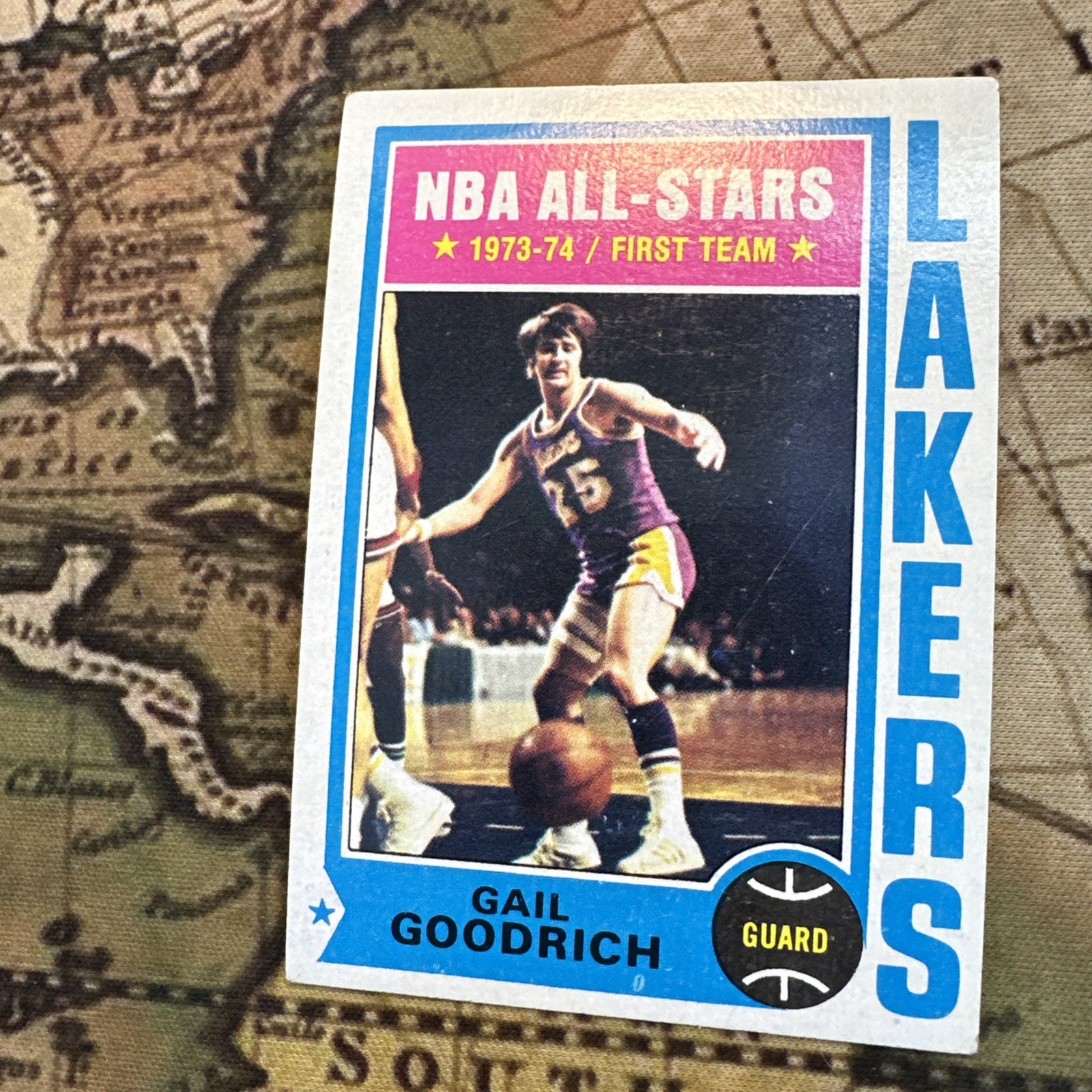 1974-75 Topps – #120 Gail Goodrich – HOF EXT Free Ship