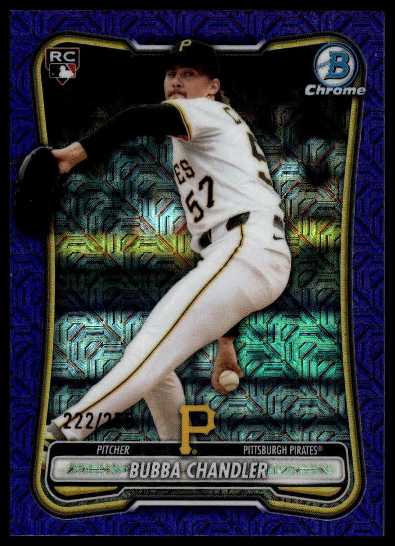 2026 Bowman #83 Bubba Chandler Chrome Mojo Purple Refractors #/250