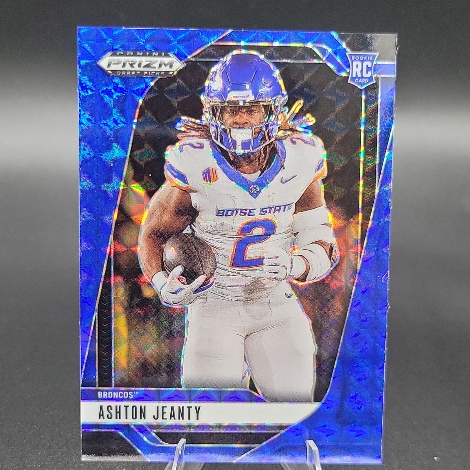 2025 Panini Prizm Draft Picks – Ashton Jeanty #13 Blue Finite Prizm /89 (RC)
