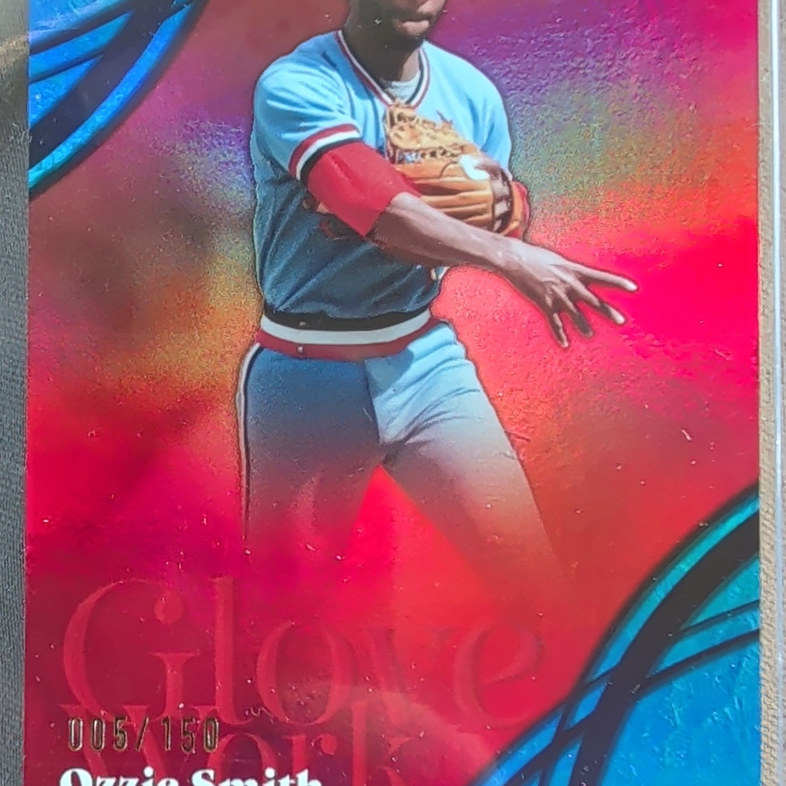 Topps Ozzie Smith GW-1 St. Louis Cardinals Insert #005/150 Serial Numbered