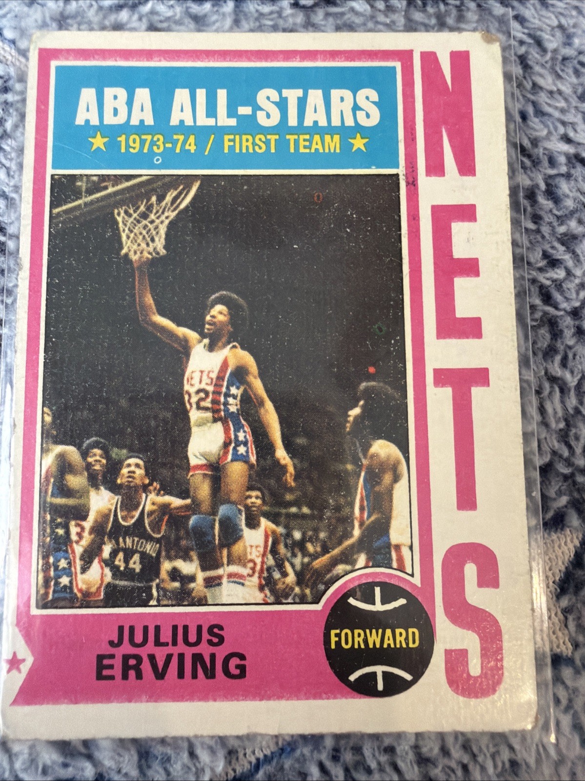 Topps 1974-75 Julius Erving #200 New Jersey Nets ABA All-Stars First Team