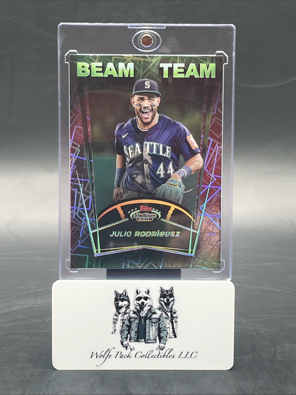 Julio Rodiguez 2025 topps stadium club SSP # BT-15 Seattle Mariners!! Case Hit!!