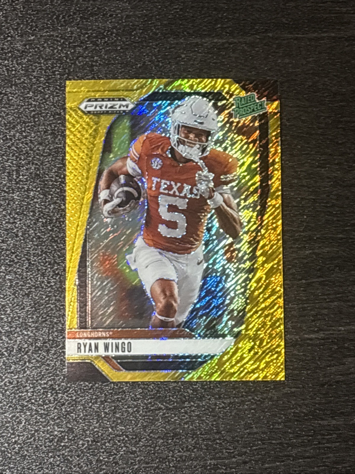 Ryan Wingo 2025 Prizm /15 Gold Shimmer #1