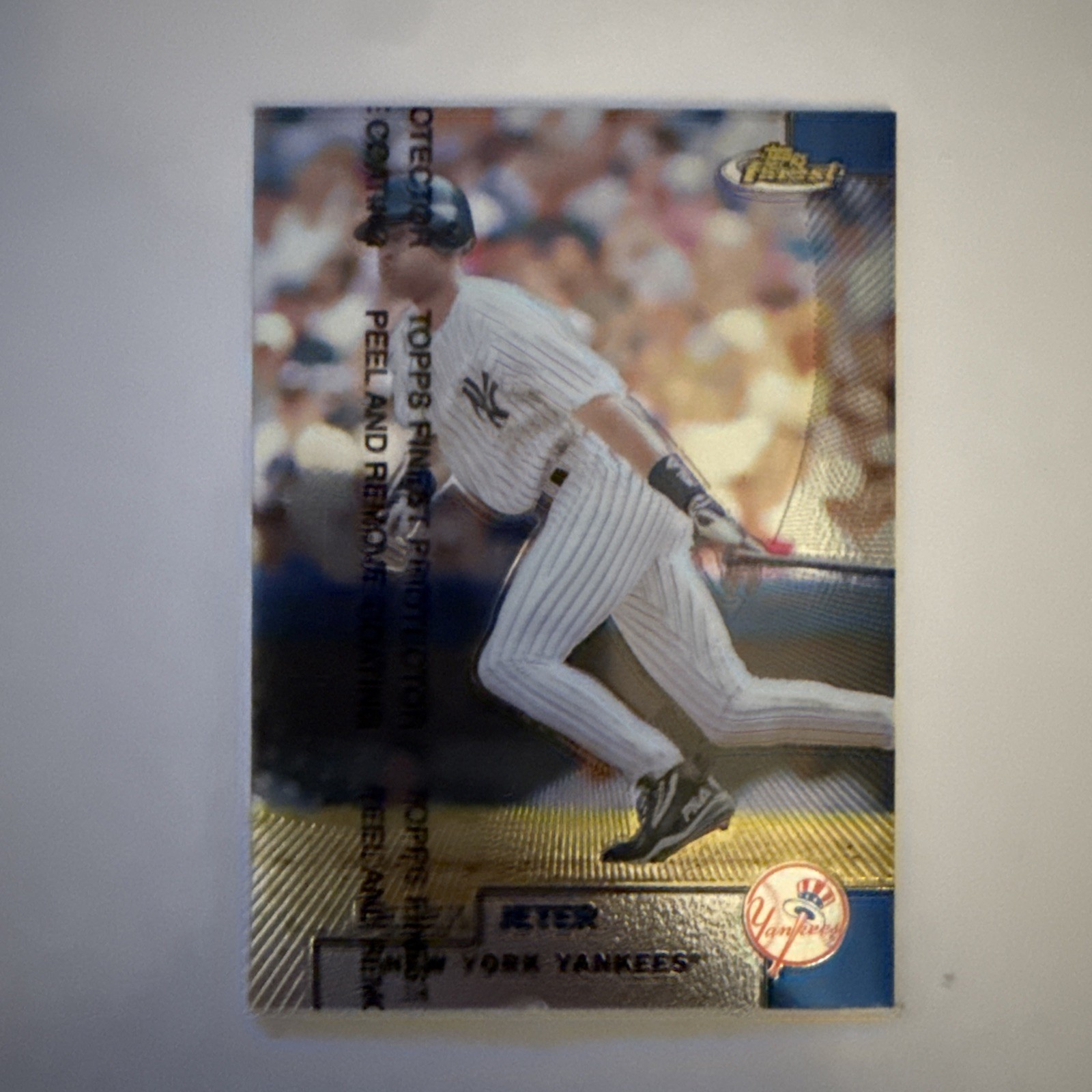 1999 Topps Finest #90 Derek Jeter New York Yankees HOF