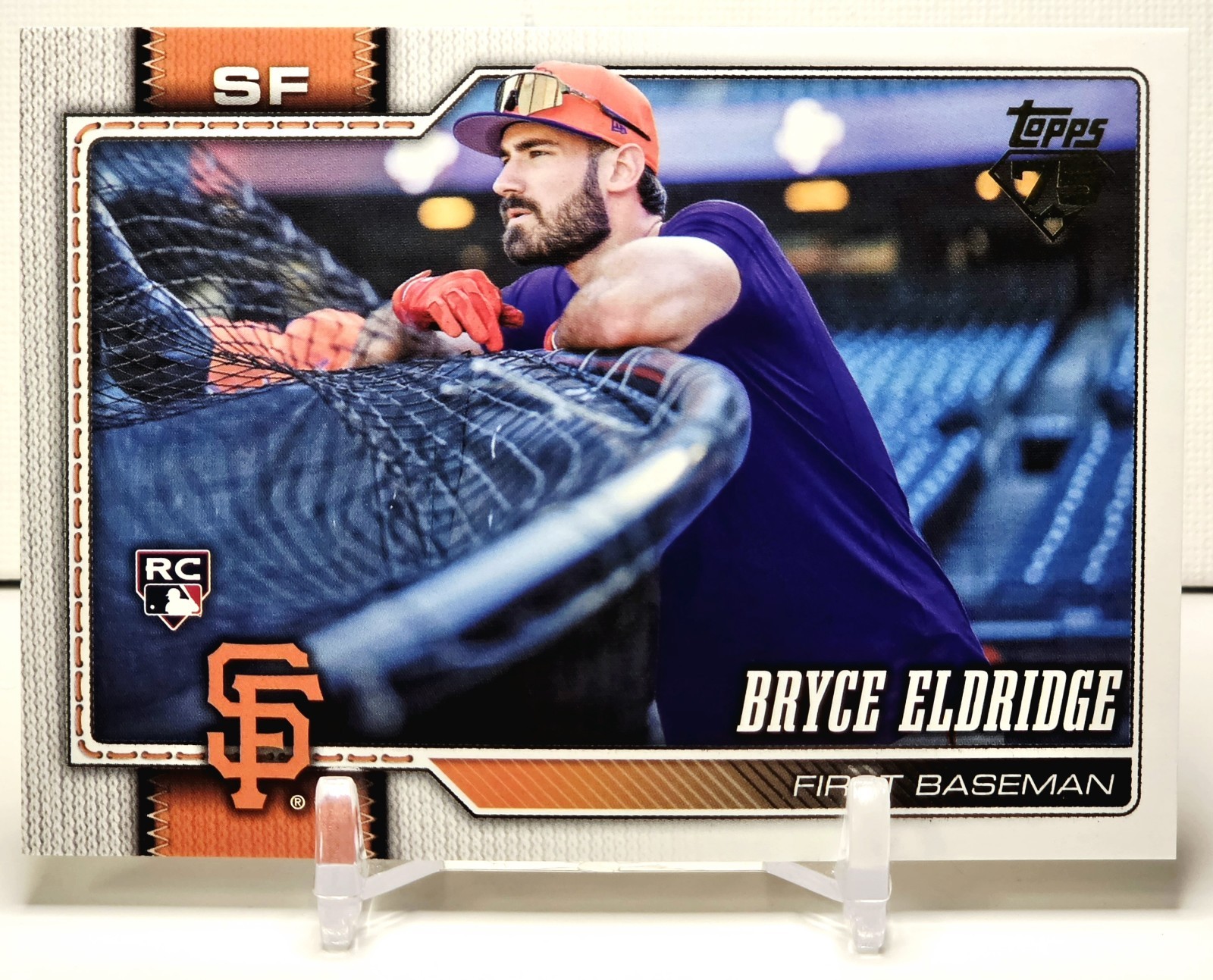2026 Topps Series Two Golden Mirror SSP Bryce Eldridge #406 Giants RC
