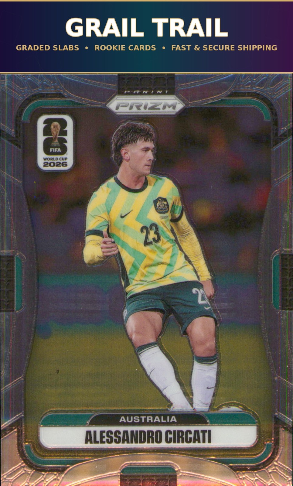 Alessandro Circati 2026 Panini Prizm FIFA World Cup #140 Australia