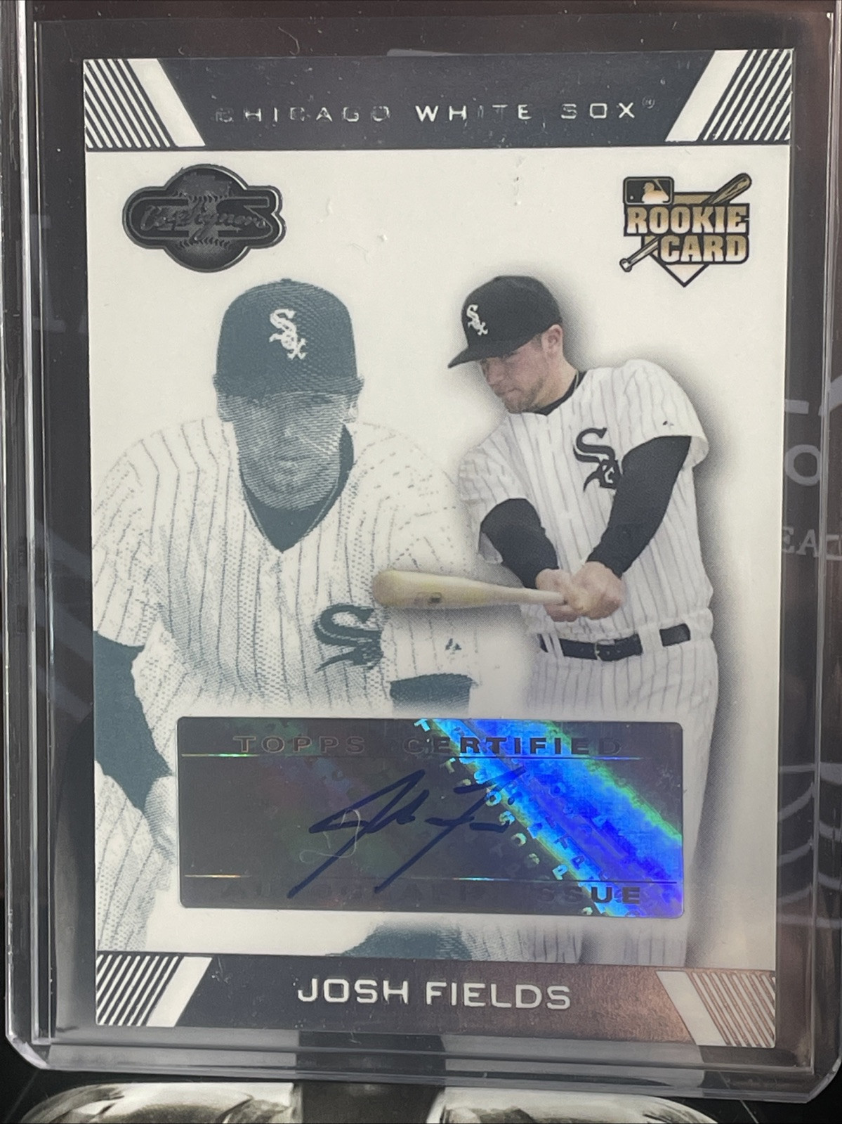 2007 Topps Co-Signers Josh Fields Rookie Auto #/225 Chicago White Sox