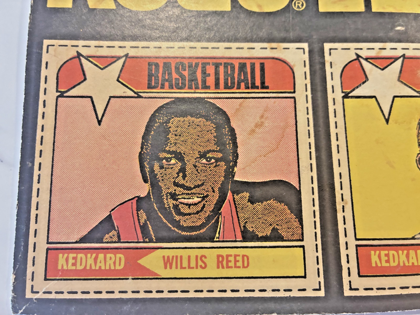 Vintage 1971 Keds Uncut Sports Cards Johnny Bench Willis Reed Stan Smith Bubba