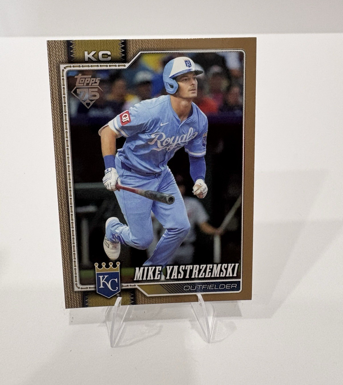 Topps 2026 Topps Series 1 Mike Yastrzemski Royals Gold /2026 #242