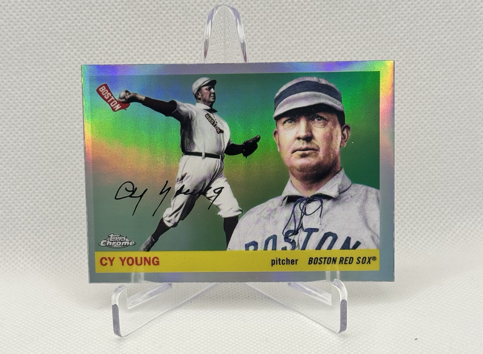 Cy Young 2025 Topps Chrome Platinum #251 – Refractor – Red Sox – HOF