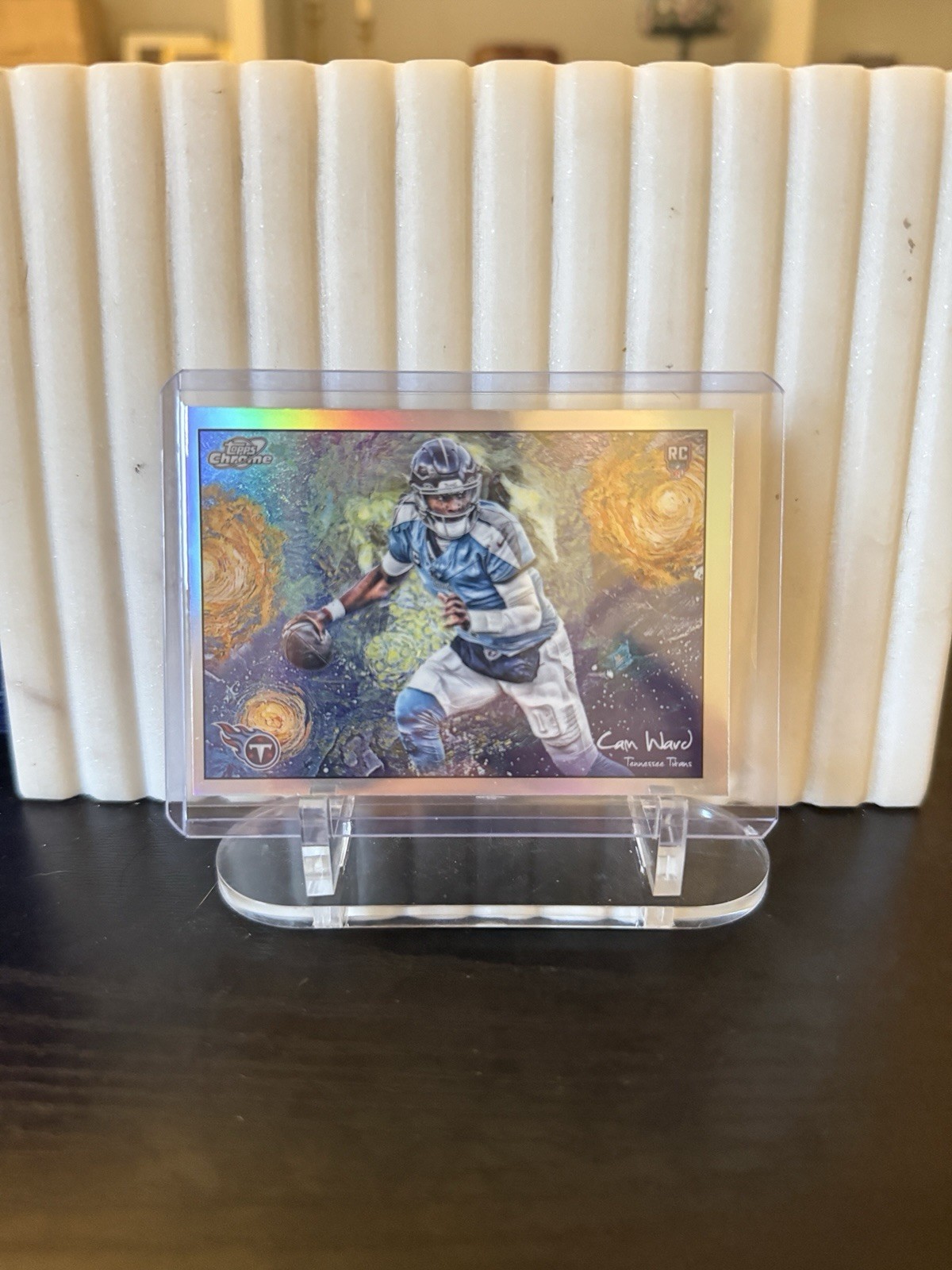 2025 Topps Chrome Cosmic Stars In The Night SP STN-1 Cam Ward Rookie Titans SP