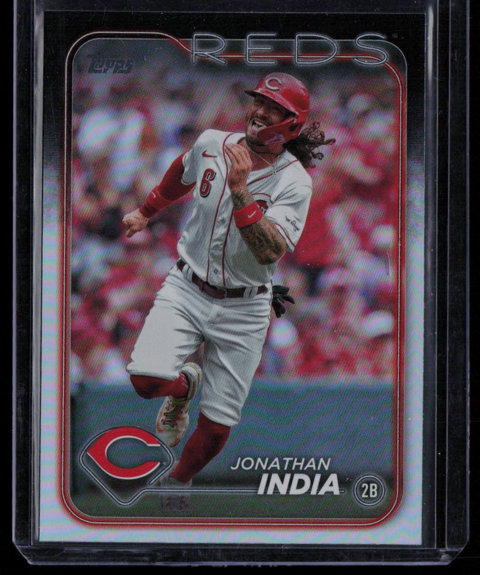 2024 TOPPS SERIES 1 RAINBOW FOIL JONATHAN INDIA CINCINNATI REDS #177