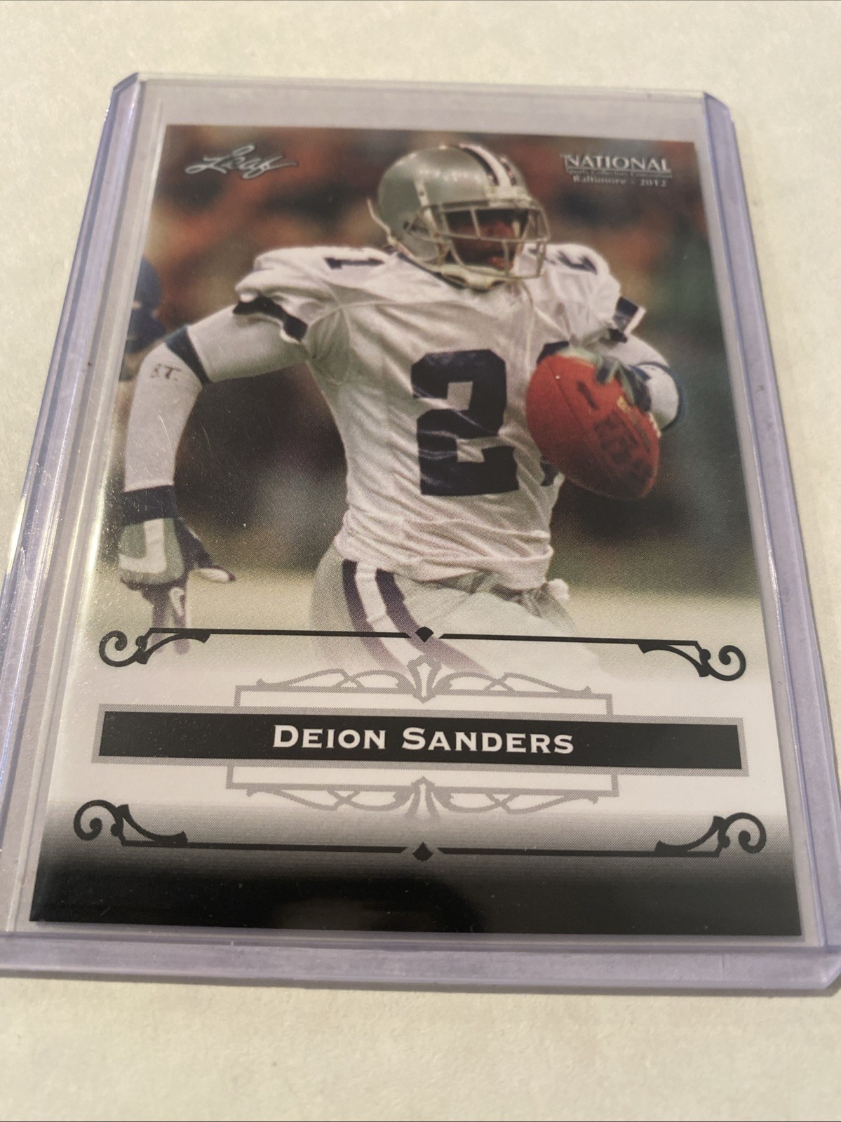 Deion Sanders 2012 Leaf National Convention Promo Card #DS2 Free Shipping