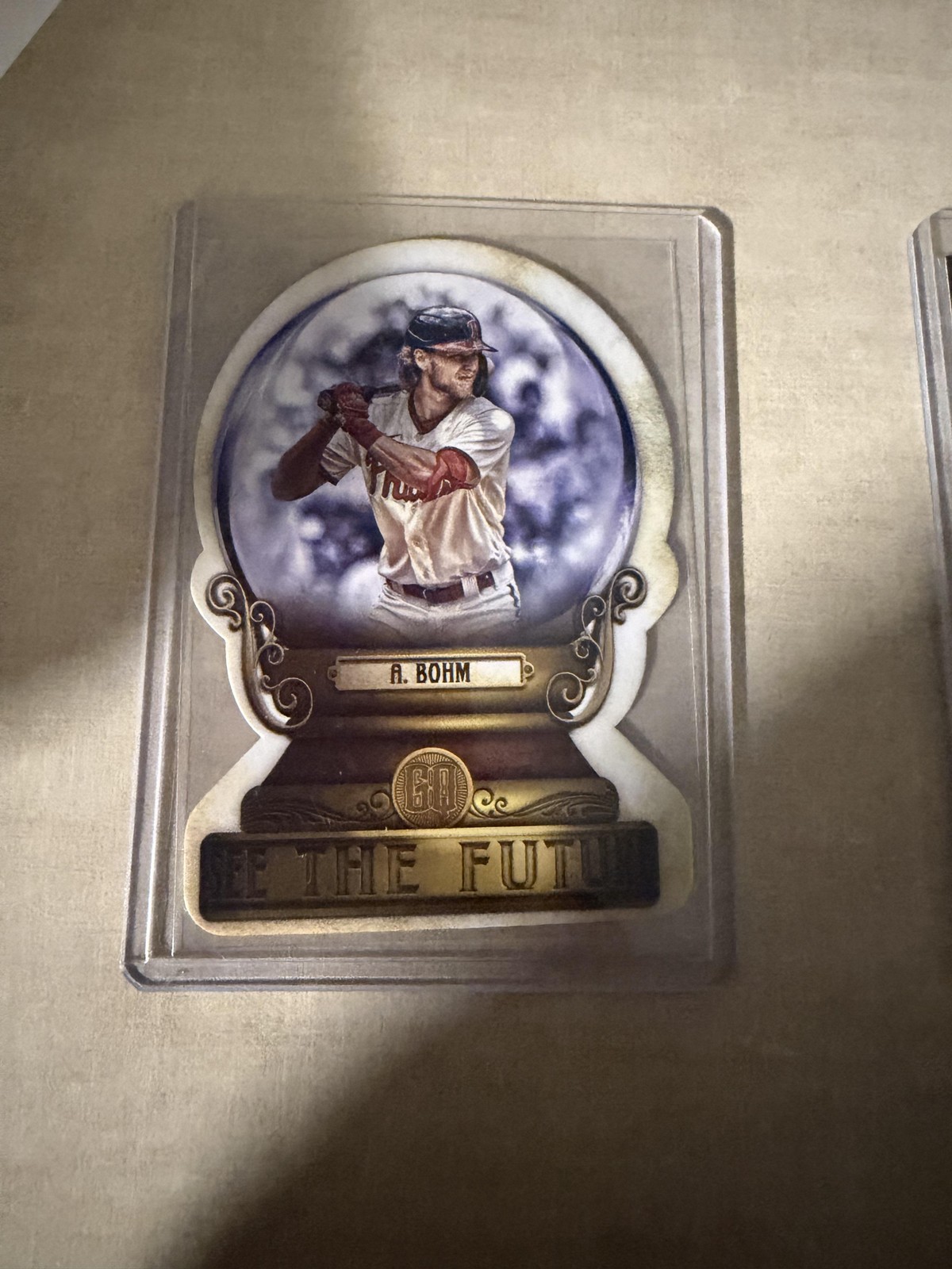 2022 Topps Gypsy Queen #CG-8 Alec Bohm Crystal Gazing Die Cut
