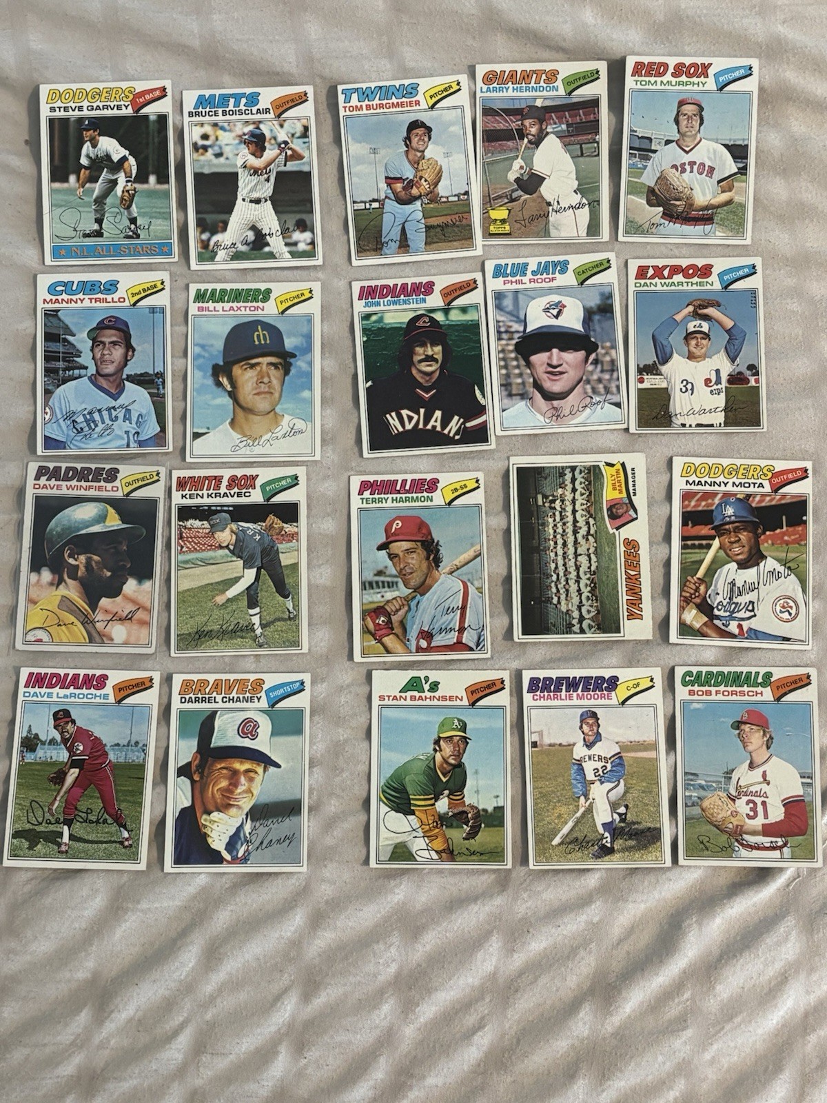 1977 Topps Baseball U-Pick # 361-540 VGEX+ Free Shipping on 3 Cards!