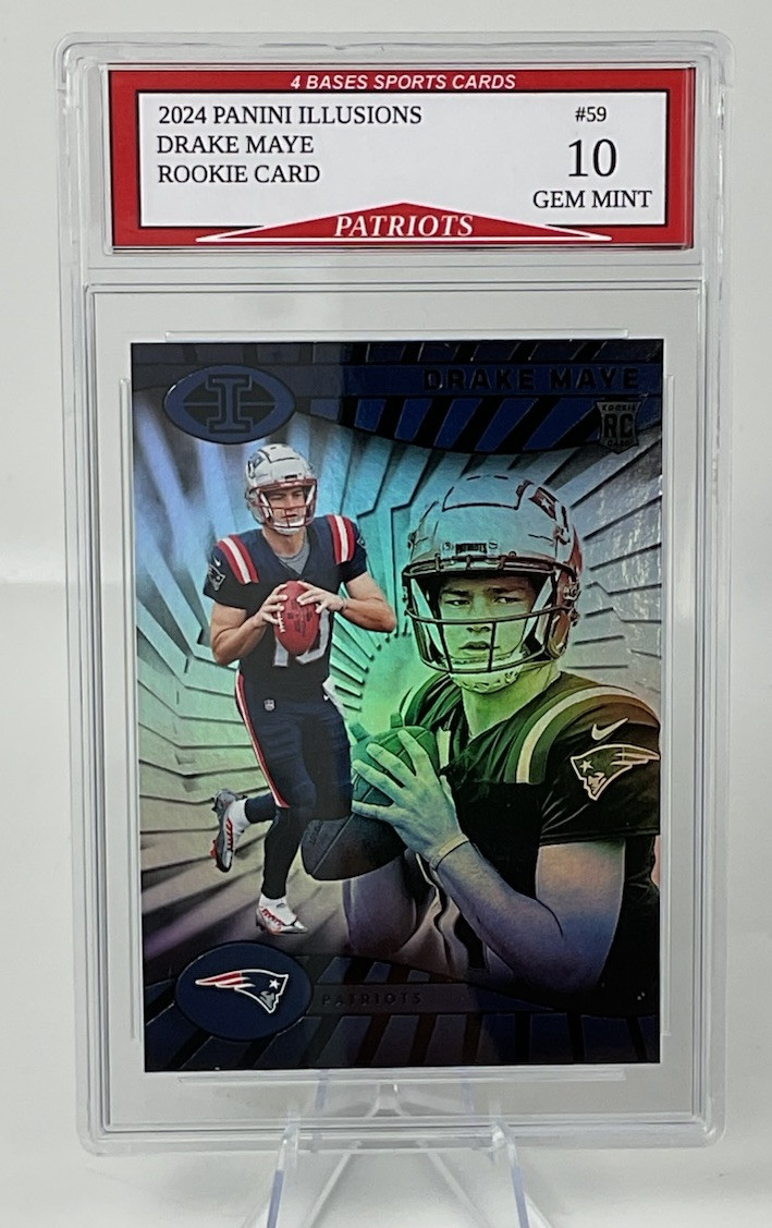 2024 Panini Illusions Drake Maye Patriots Rookie Card #59 Gem Mint 10!