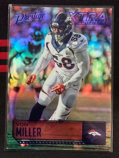 2016 Panini Prestige #63 Von Miller Xtra Points Blue Broncos