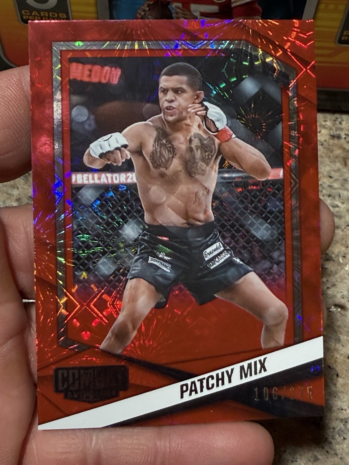 2025 Combat Anthology PFL Patchy Mix ‘RED FIREWORKS /275 MMA UFC