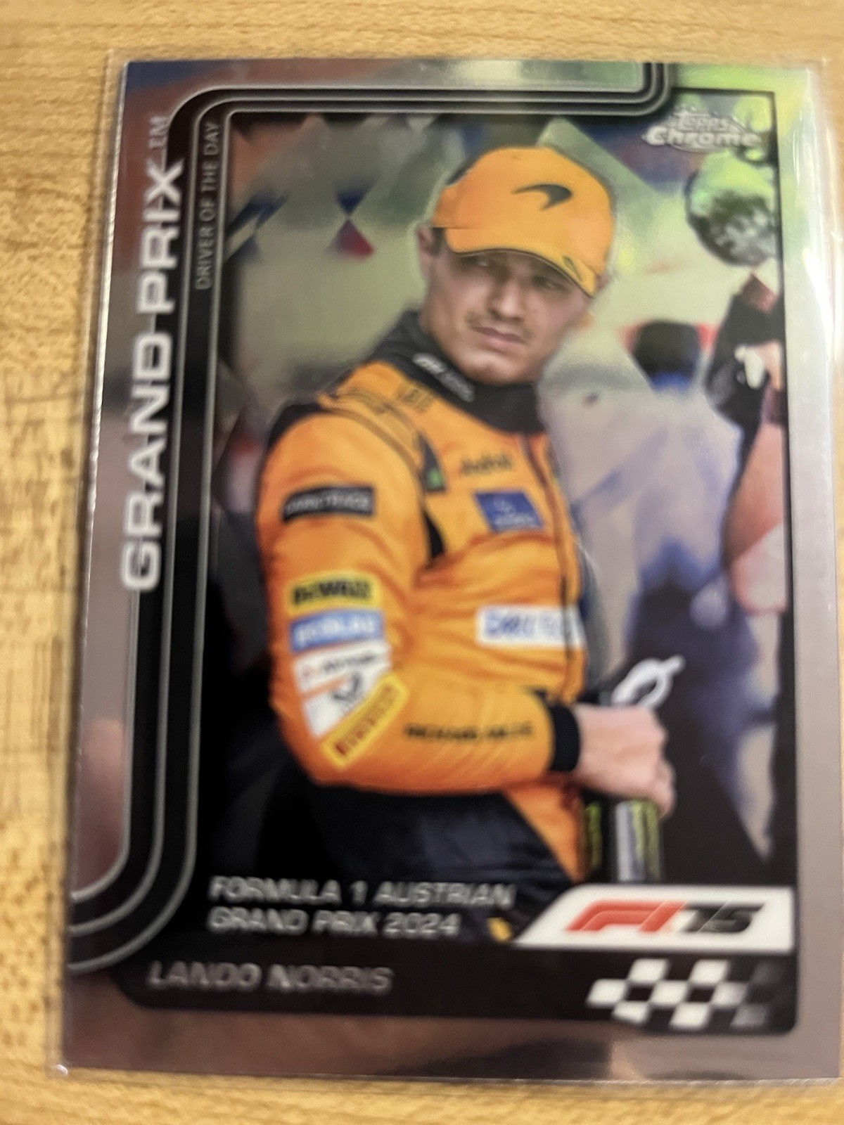 Lando Norris 2025 Formula One Topps Chrome #132 Card