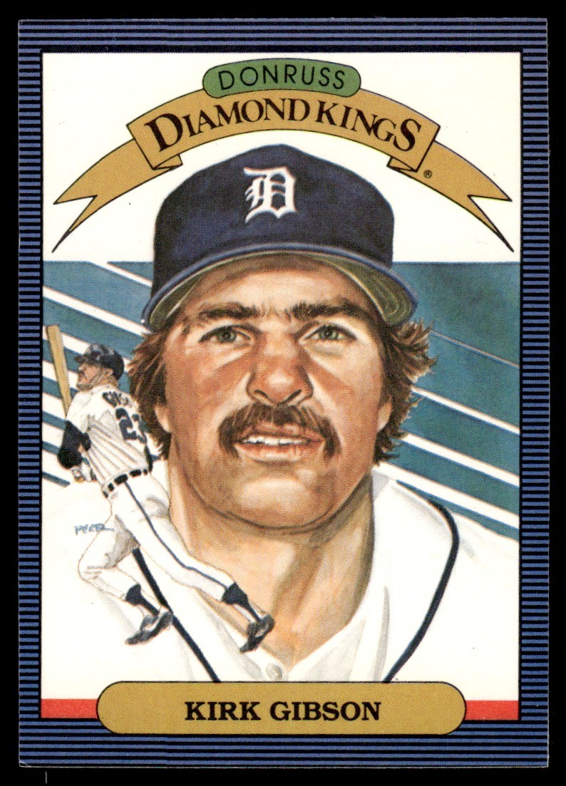 1986 Donruss Diamond Kings Kirk Gibson #1