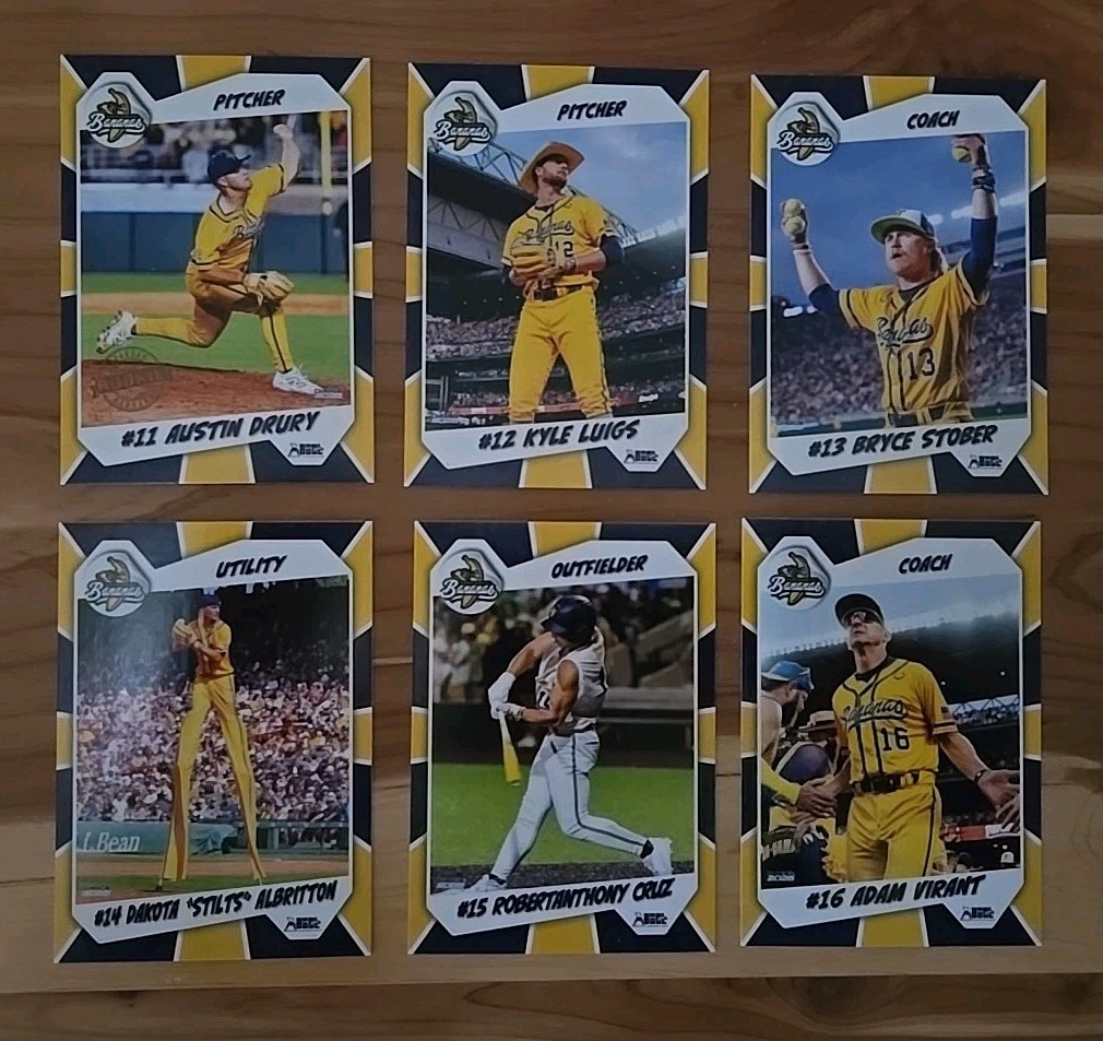 2026 CHOICE Savannah Bananas SINGLE CARDS from Team Set – CHOOSE YOUR PLAYER