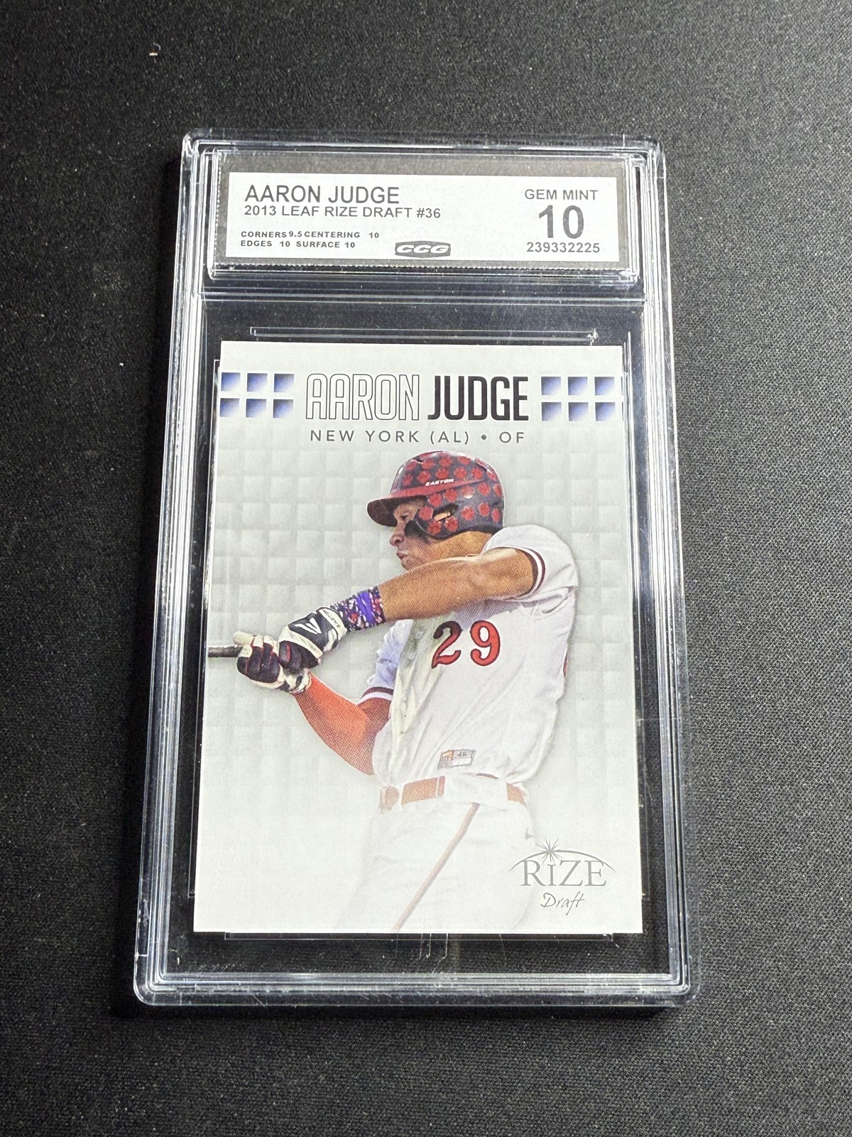 Aaron Judge 2019 Leaf Rize 36 CCG 10