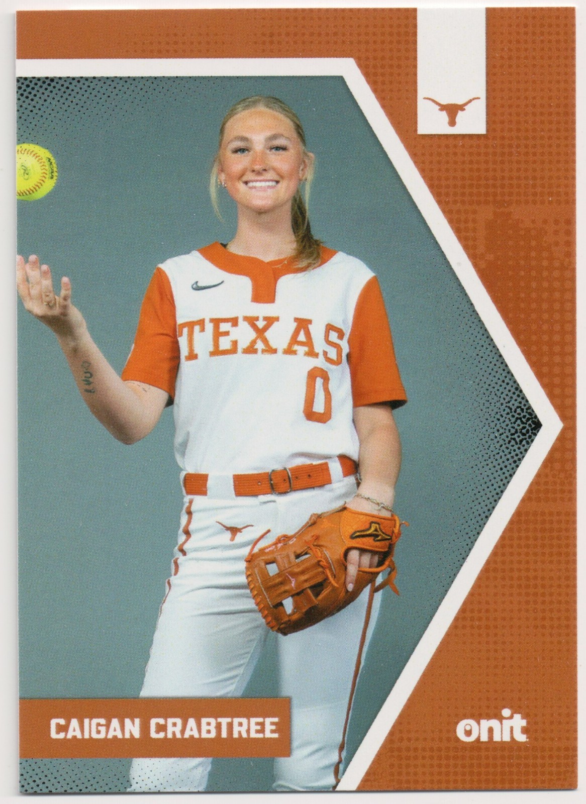 2026 Onit Athlete Texas Longhorns Softball Singles Complete your Set SEC CHAMPS