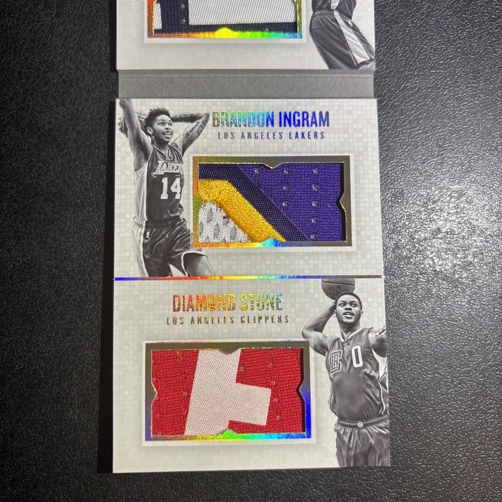 2016-17 Panini Preferred Trending Upward Booklet Ingram, Stone, Ulis, Diallo /25