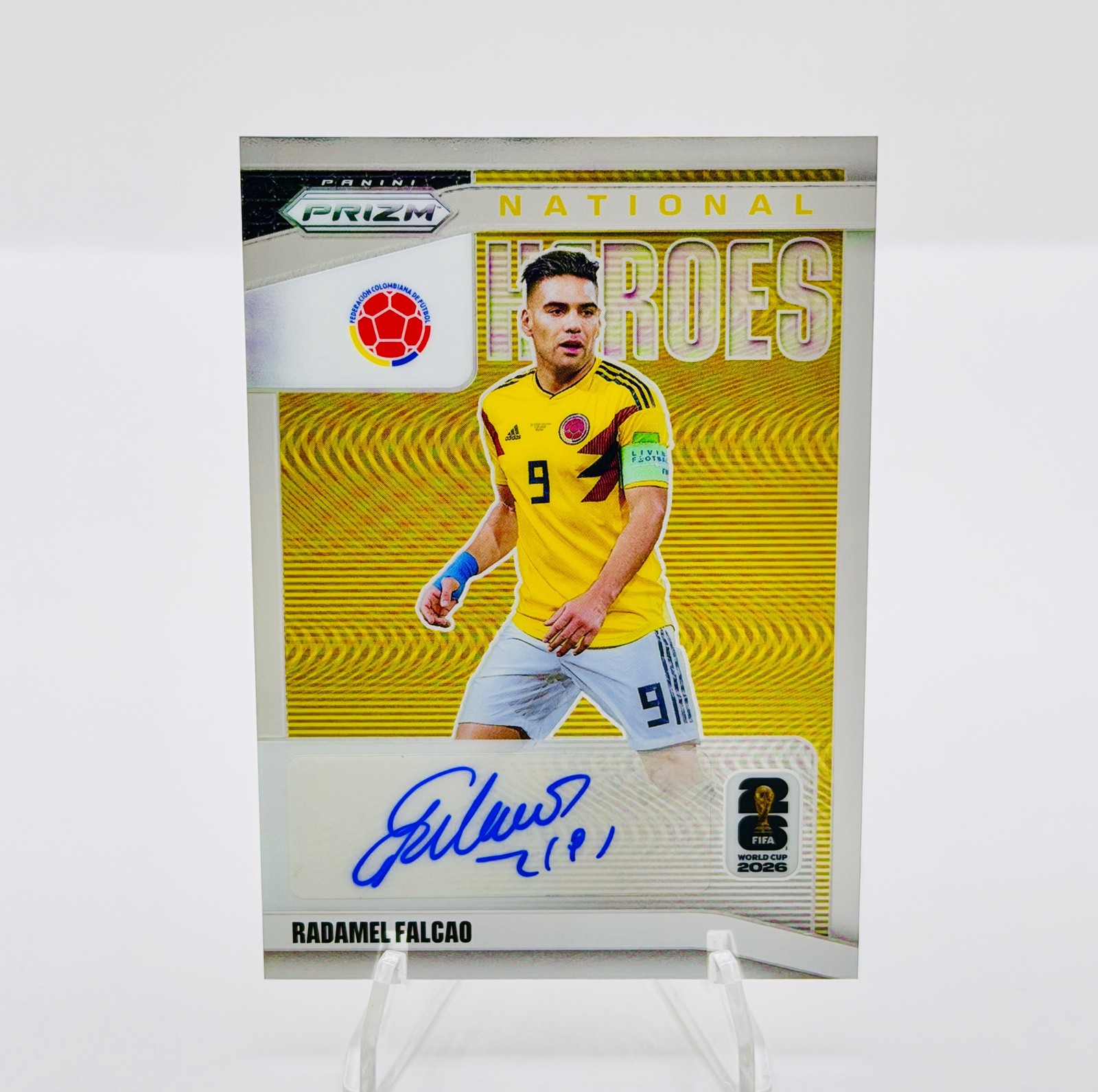 RADAMEL FALCAO 2026 Panini Prizm National Heroes FIFA World Cup AUTO Colombia SP