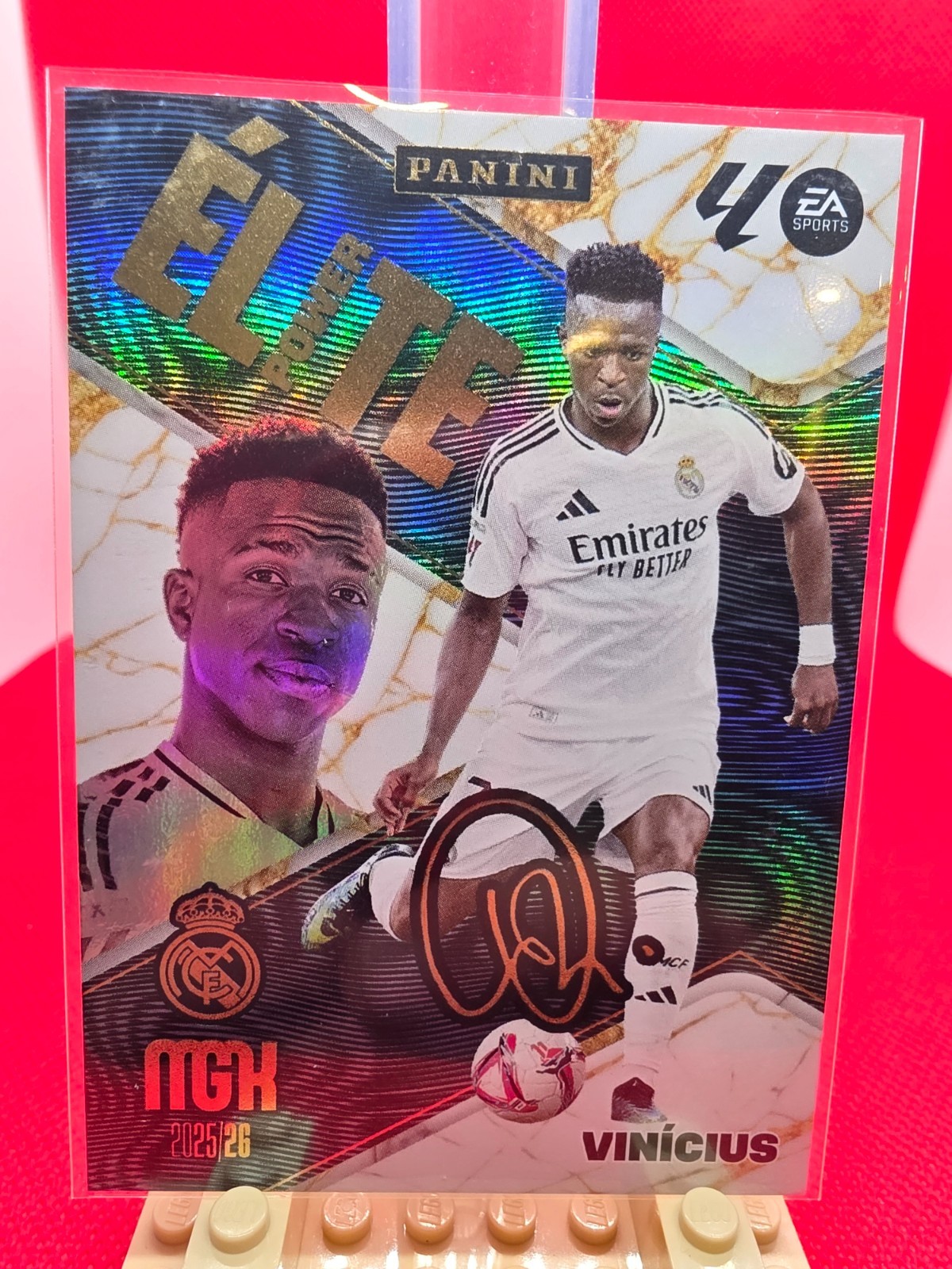 2025-26 Panini Megacracks MGK Vinicius Vini Jr Elite Power #P18 Real Madrid