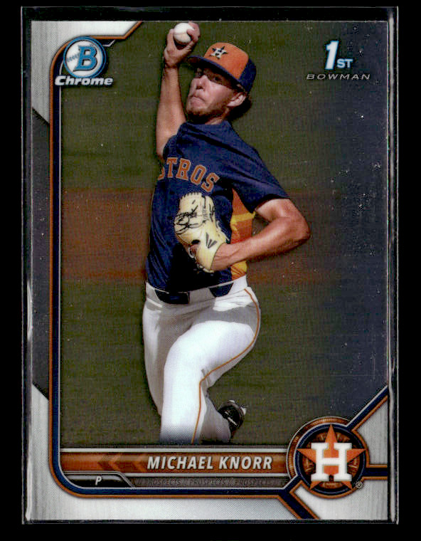 2022 Bowman Draft #BDC-120 Michael Knorr Chrome