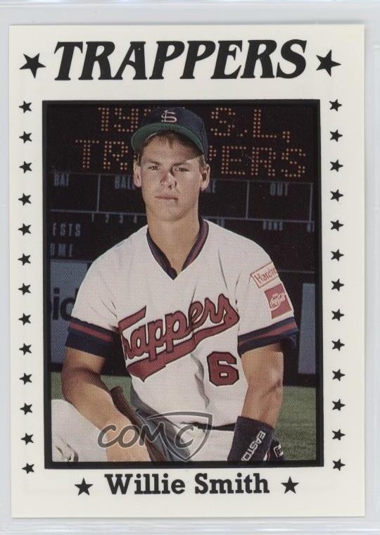 1991 Sport Pro Salt Lake City Trappers Willie Smith #15 0q3